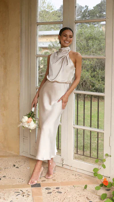 Ärmelloses Maxikleid für Damen