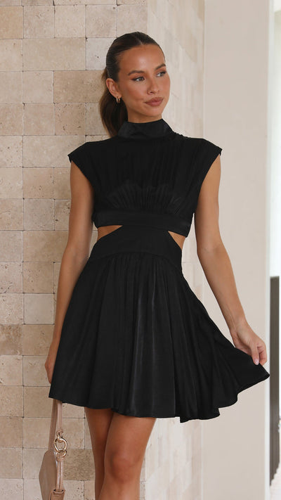 Plissiertes Minikleid für Damen