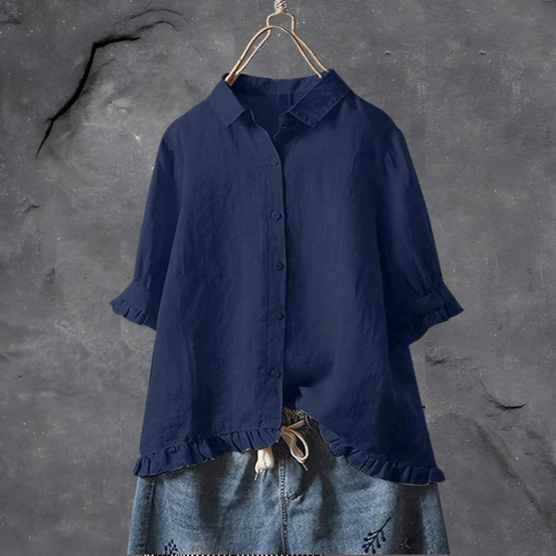 Bluse mit Knöpfen für Damen