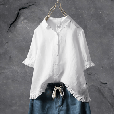 Bluse mit Knöpfen für Damen