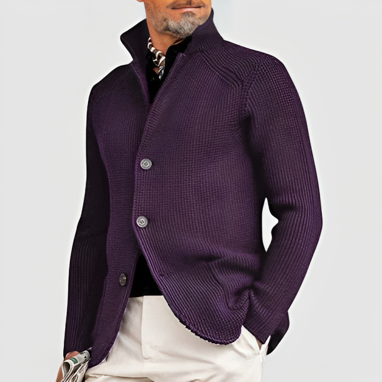 Strickjacke mit Knöpfen für Herren