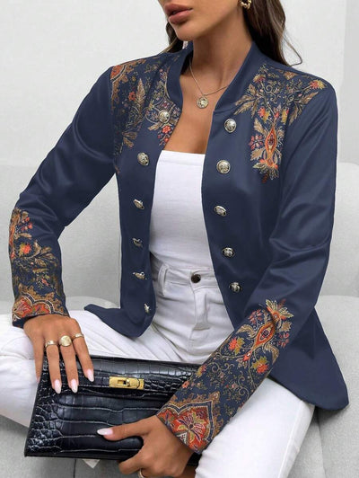 Blazer mit Blumenmuster für Damen
