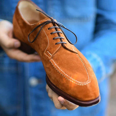 Wildleder-Schnürschuhe für Herren