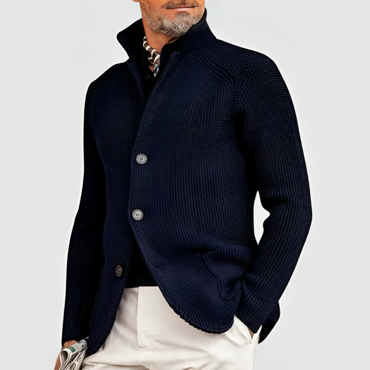 Strickjacke mit Knöpfen für Herren