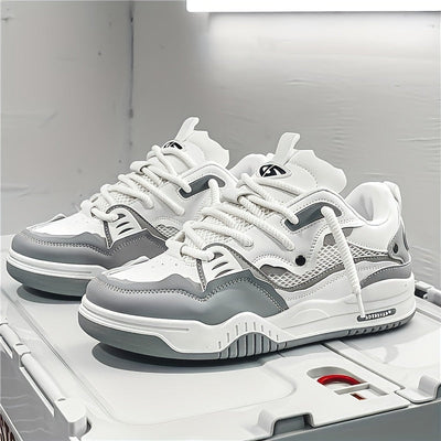 Herren Sneakers mit Schnürverschluss und Farbblockmuster