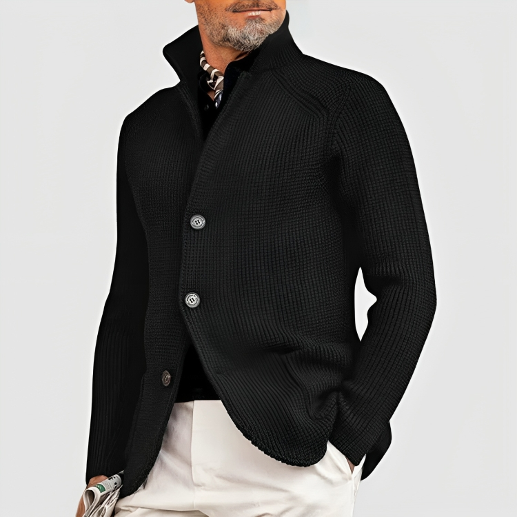 Strickjacke mit Knöpfen für Herren