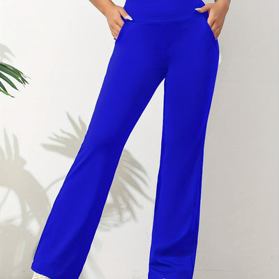 Elastische Yoga-Hose mit Taschen für Damen