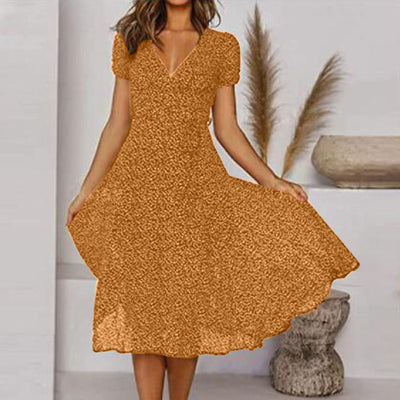 Kleid mit V-Ausschnitt für Damen