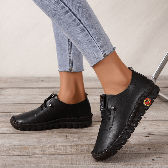 Damen Slip-on Schuhe mit Schnürung