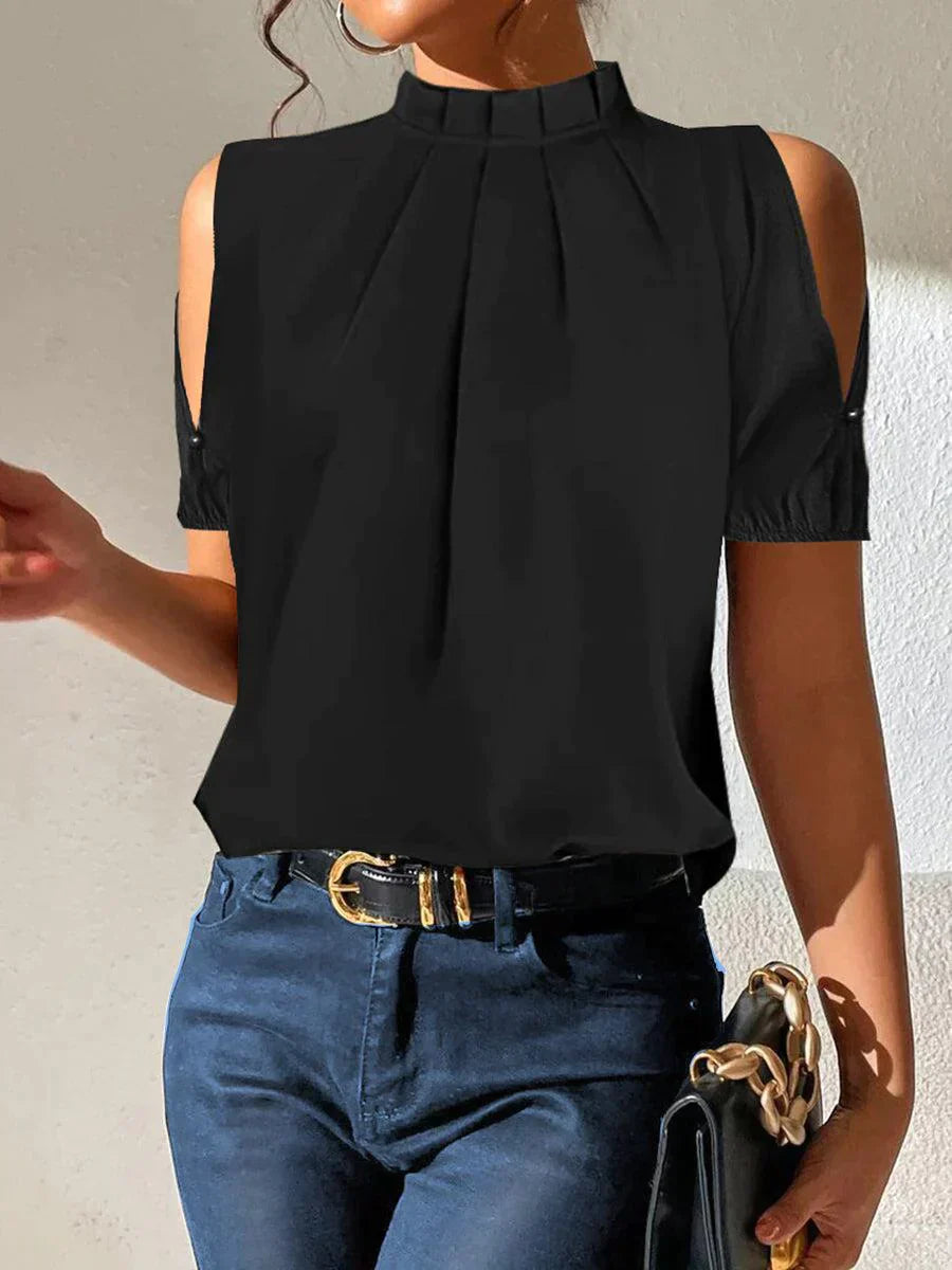 Bluse mit Schulterausschnitten für Damen