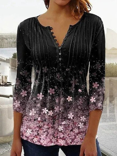 Bluse mit Blumenmuster für Damen