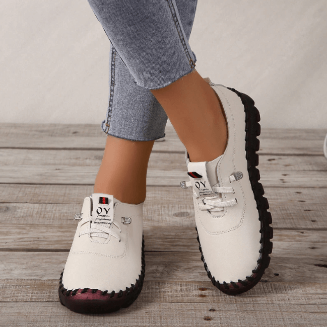 Damen Slip-on Schuhe mit Schnürung