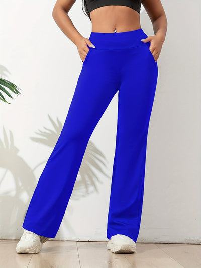 Elastische Yoga-Hose mit Taschen für Damen