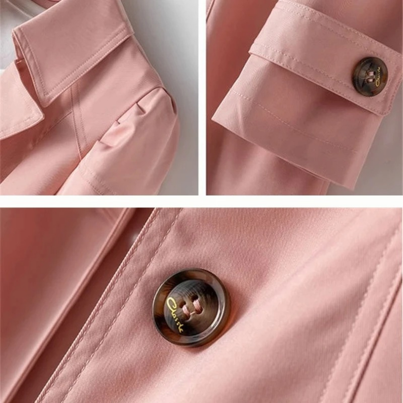 Trenchcoat mit Knöpfen für Damen
