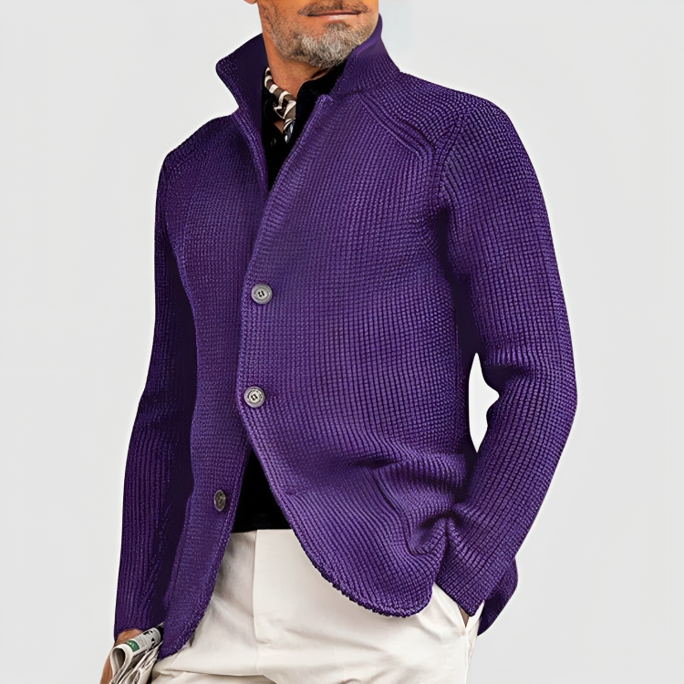Strickjacke mit Knöpfen für Herren
