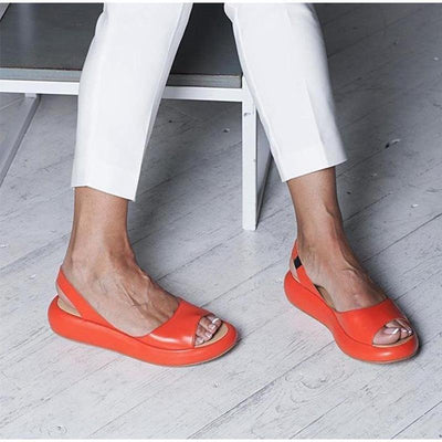 Damen Open-Toe Sandalen mit Knöchelriemen