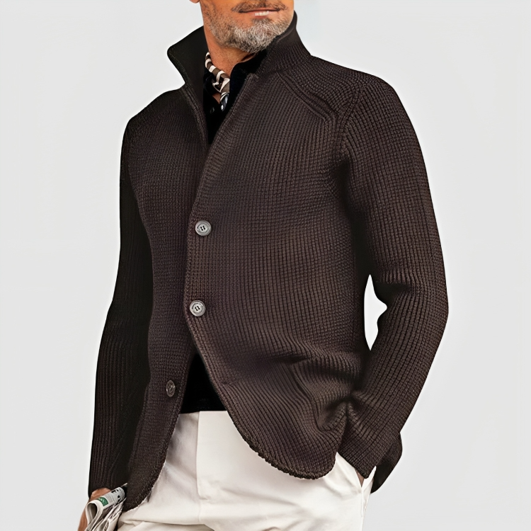 Strickjacke mit Knöpfen für Herren