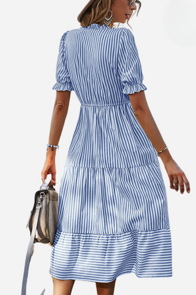 Sommerkleid mit Streifen für Damen