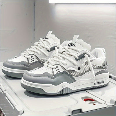 Herren Sneakers mit Schnürverschluss und Farbblockmuster