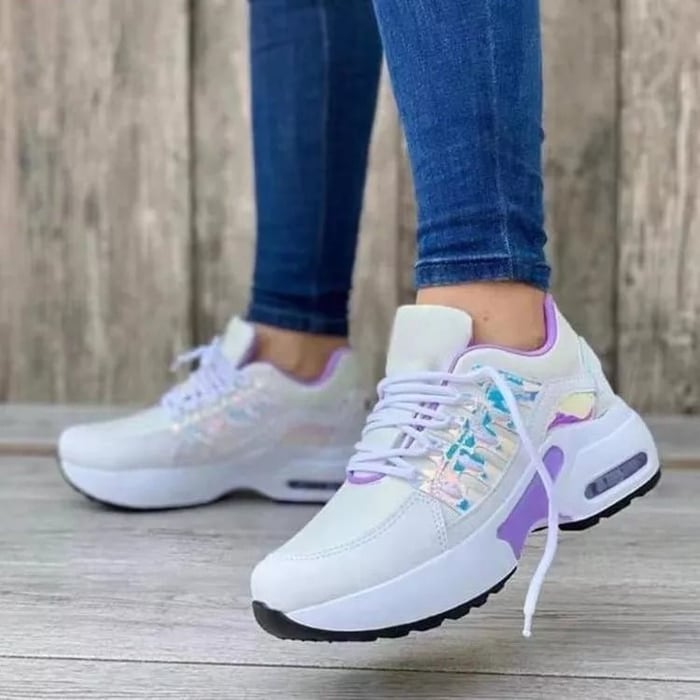 Sportliche Sneaker mit klobiger Sohle für Damen