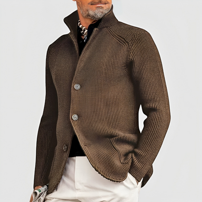 Strickjacke mit Knöpfen für Herren