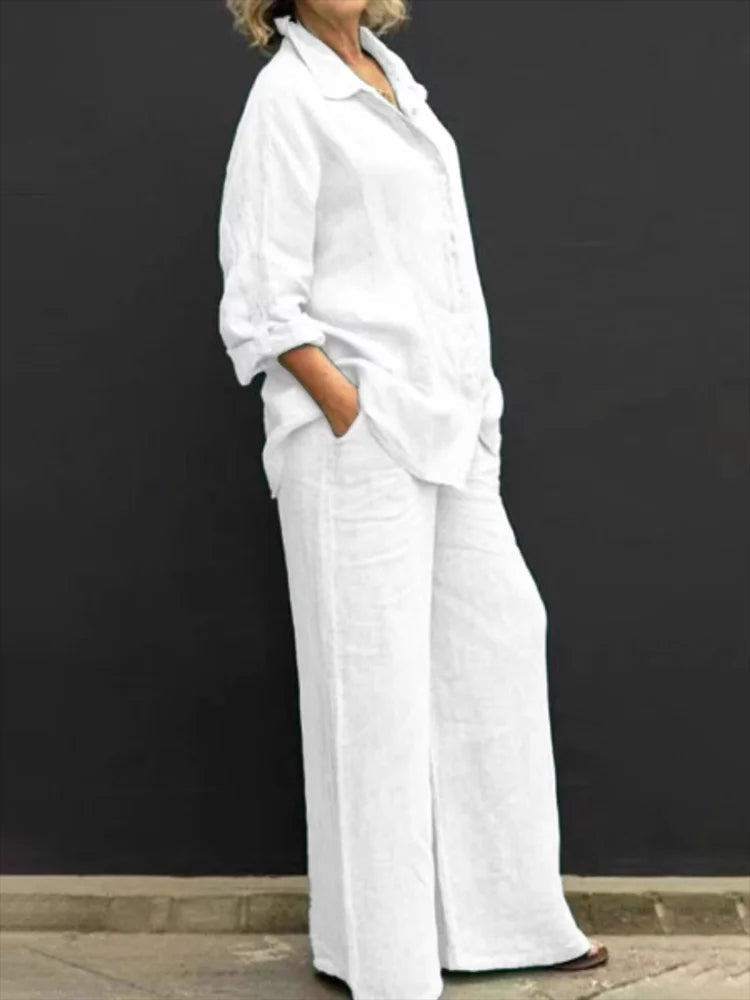 Leinen-Sommer-Set für Damen