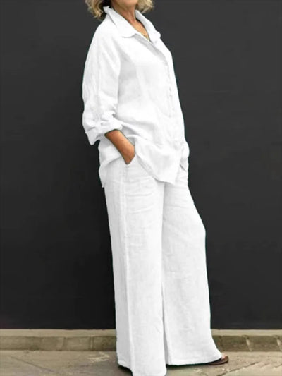 Leinen-Sommer-Set für Damen