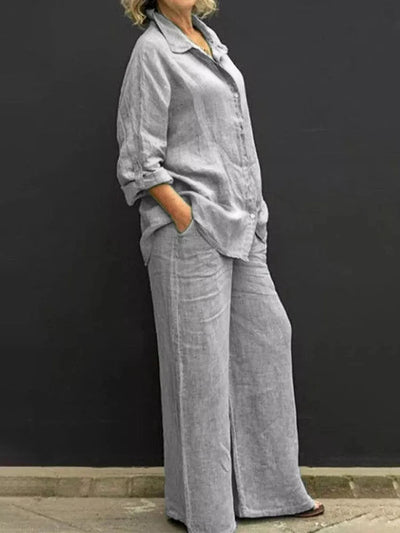 Leinen-Sommer-Set für Damen