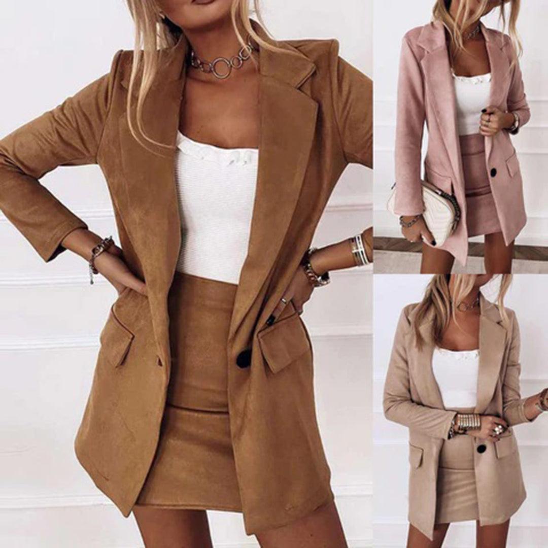 Blazer und Rock Set für Damen