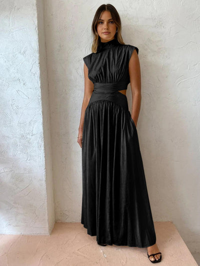 Maxikleid mit Cut-Out-Taille für Damen
