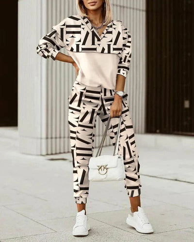 Pullover und Hosen Set für Damen