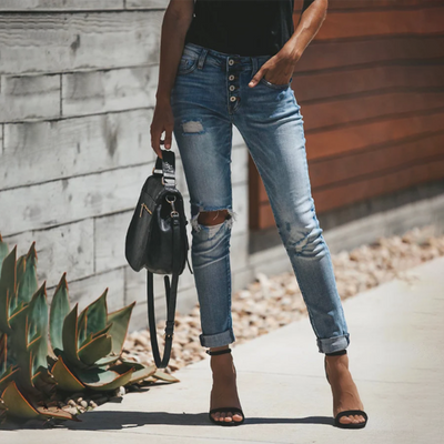 Jeans mit Rissen für Damen