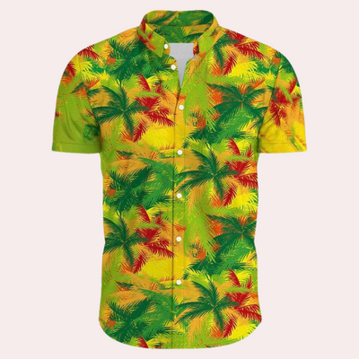 Hawaiihemd mit Knöpfen für Herren
