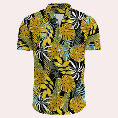 Hawaiihemd mit Knöpfen für Herren