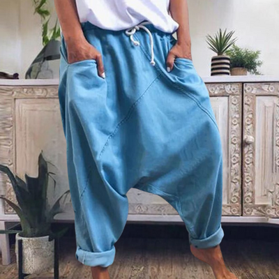 Kordelzughosen mit Taschen für Damen