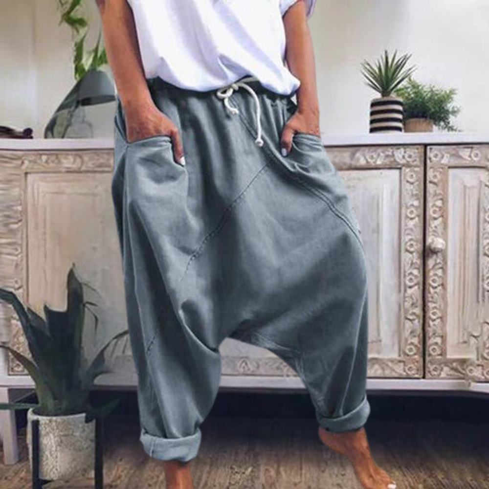 Kordelzughosen mit Taschen für Damen