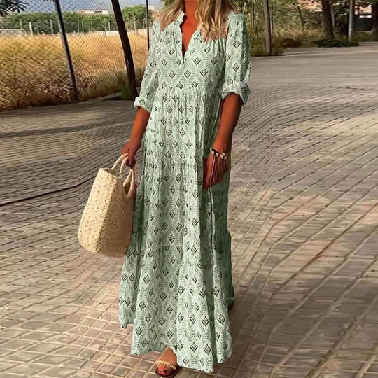 Boho Maxikleid für Damen
