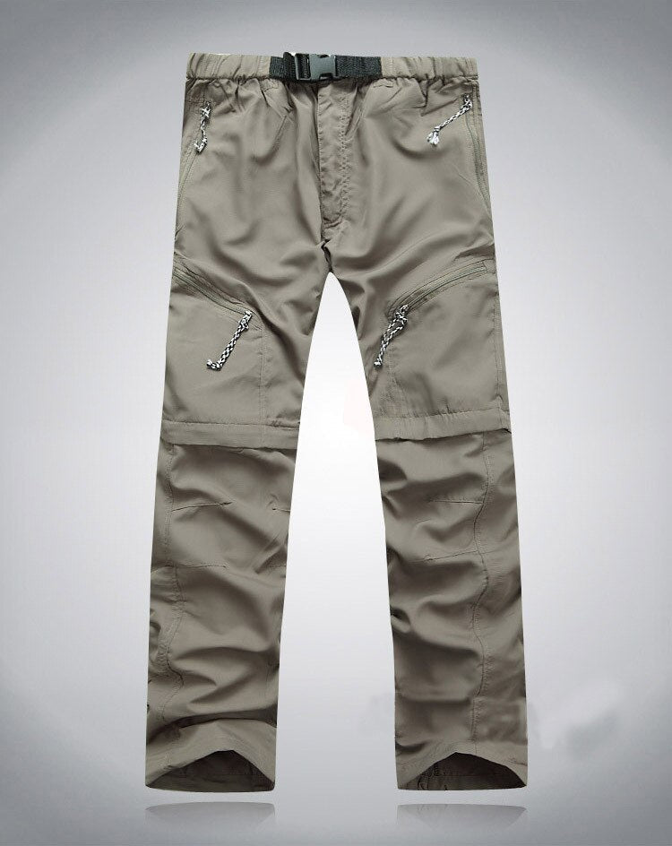 Herren Zip-Off Hose mit Reißverschlusstaschen