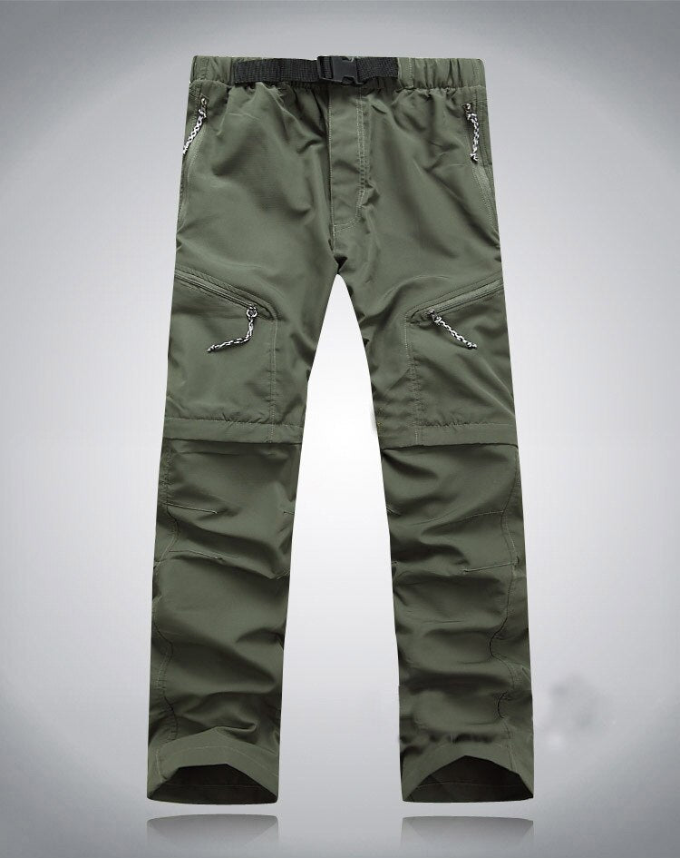 Herren Zip-Off Hose mit Reißverschlusstaschen