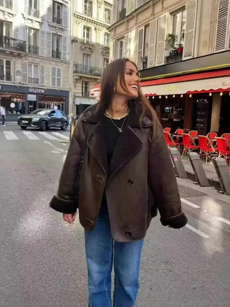 Damen-Jacke mit doppelseitigem Design