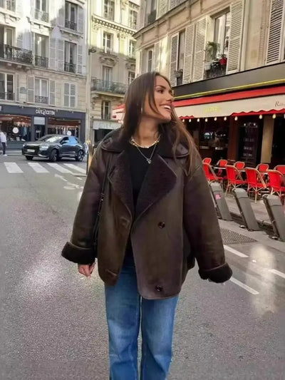 Damen-Jacke mit doppelseitigem Design