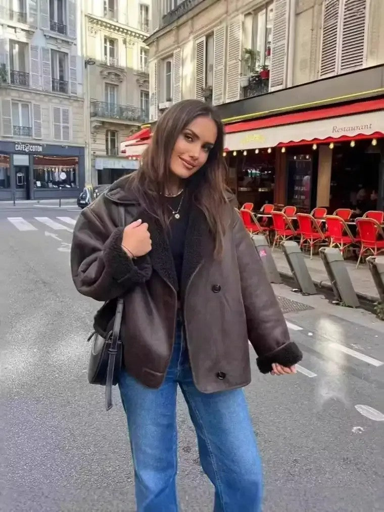 Damen-Jacke mit doppelseitigem Design