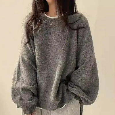 Damen Strickpullover in Oversize Passform