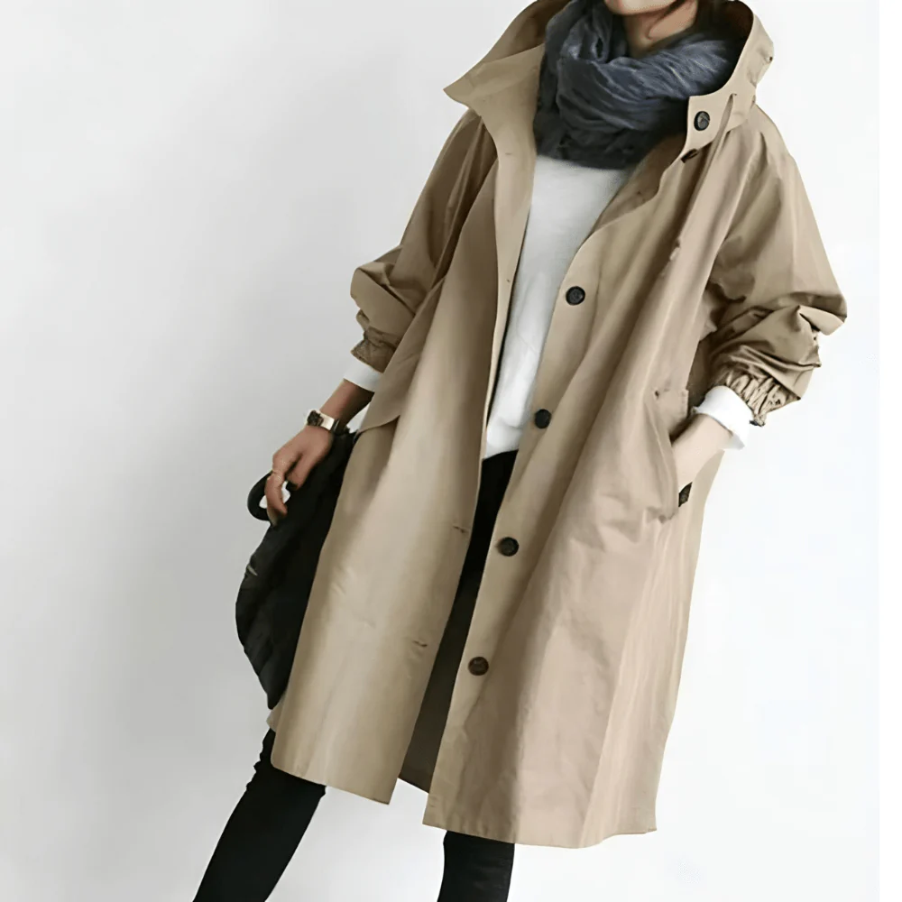 Damen-Trenchcoat in Übergröße