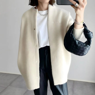 Damen Strickjacke in mittlerer Länge