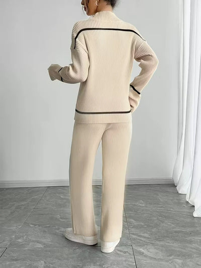 Damen Strickset mit Pullover und Hose
