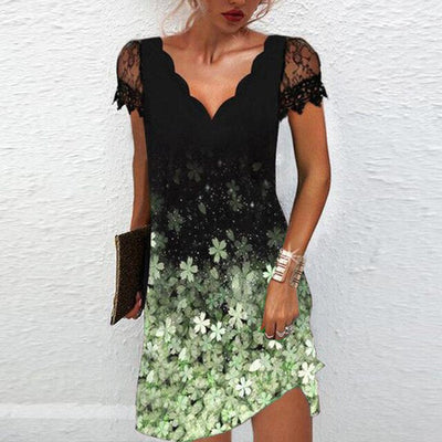 Kurzärmeliges Kleid für Damen