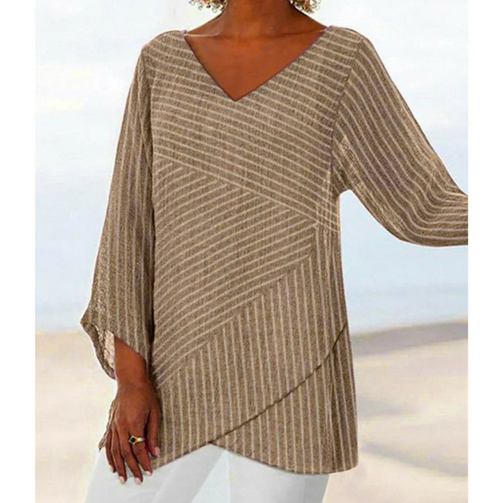 Sommer-Leinentop für Damen