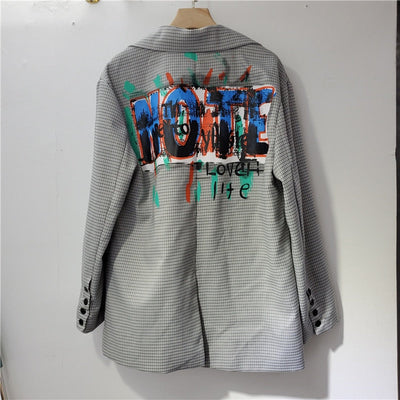 Blazer mit Grafikdruck für Damen