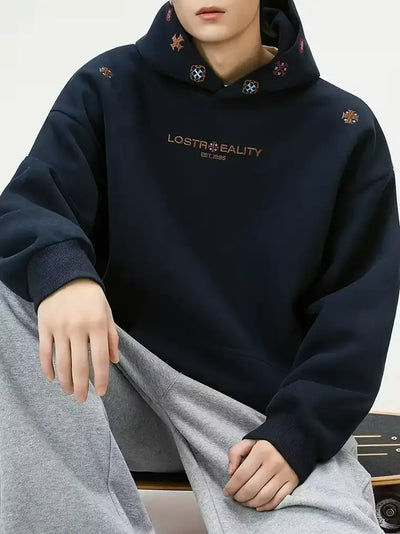 Herren-Pullover mit Kapuze